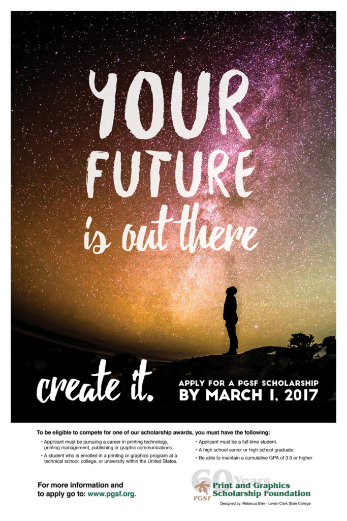 Lewis-Clark State College Student Wins the 2016 PGSF College Poster Design Competition